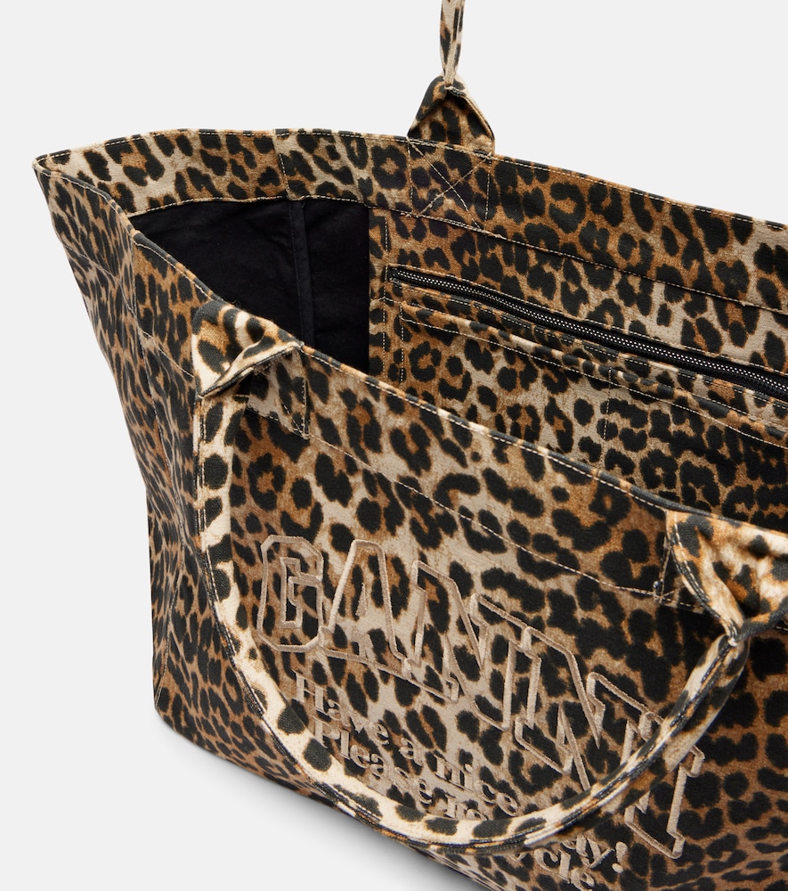  Ganni Ganni Tote Bag Large Aus Canvas 