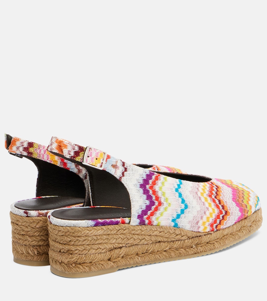  Missoni Missoni Joy 30 Zigzag Lamã© Espadrille Wedges 