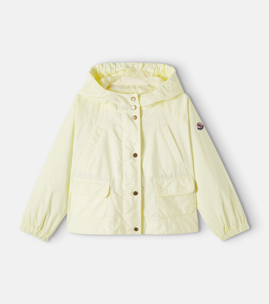 Moncler Enfant Yellow Logo Jacket Y Size 12 - Mytheresa - Image 1