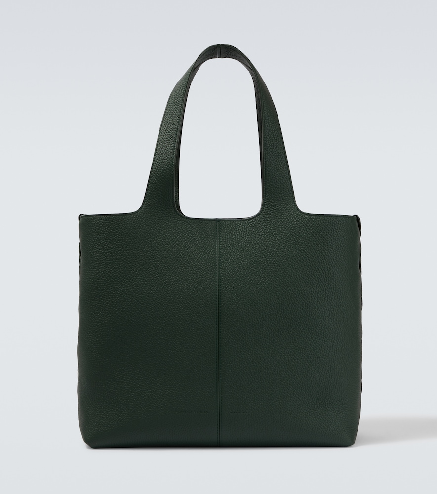 Bottega Veneta Men's Green Diago Intreccio Leather Tote Bag - Mytheresa