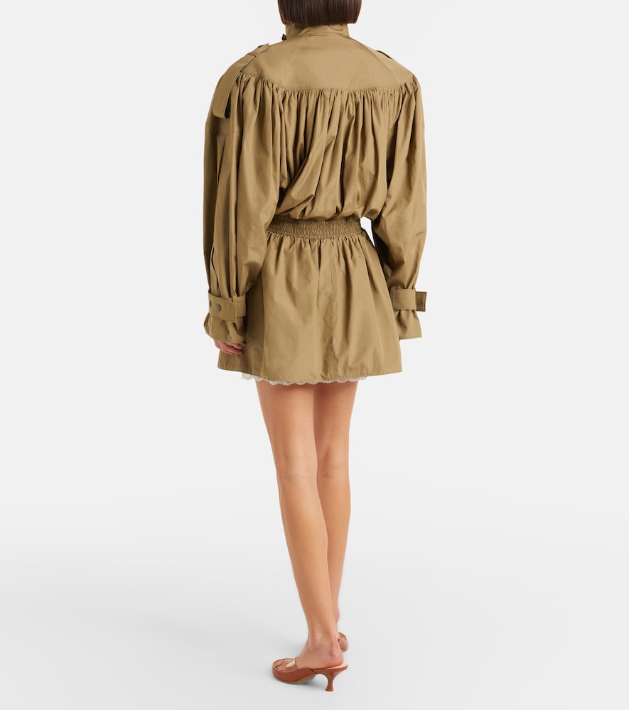  Chloe Chloe Cotton Poplin Trench Coat 