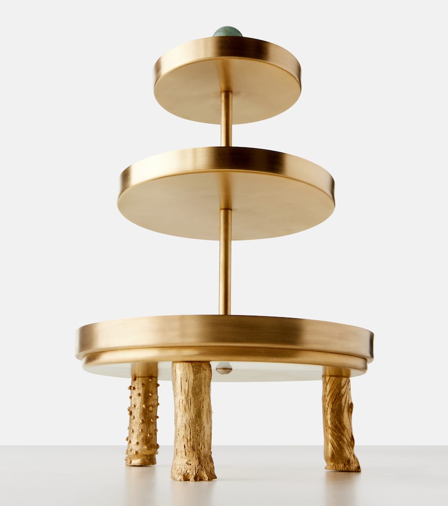  Natalia Criado Natalia Criado Gold-plated Serving Stand 