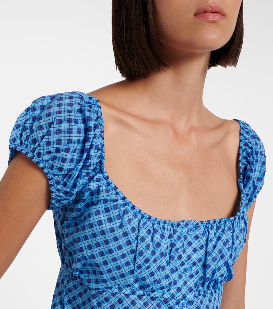 Millie Plaid Cotton Top