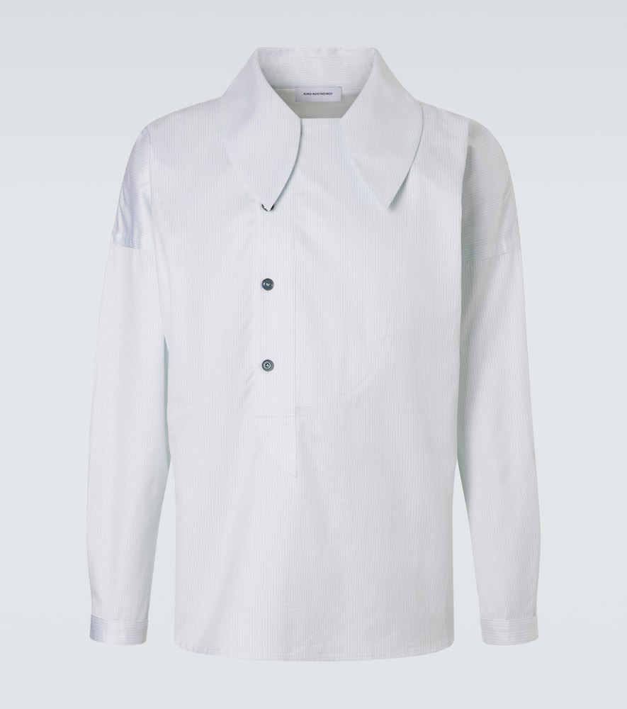 Kiko Kostadinov Kest striped cotton shirt