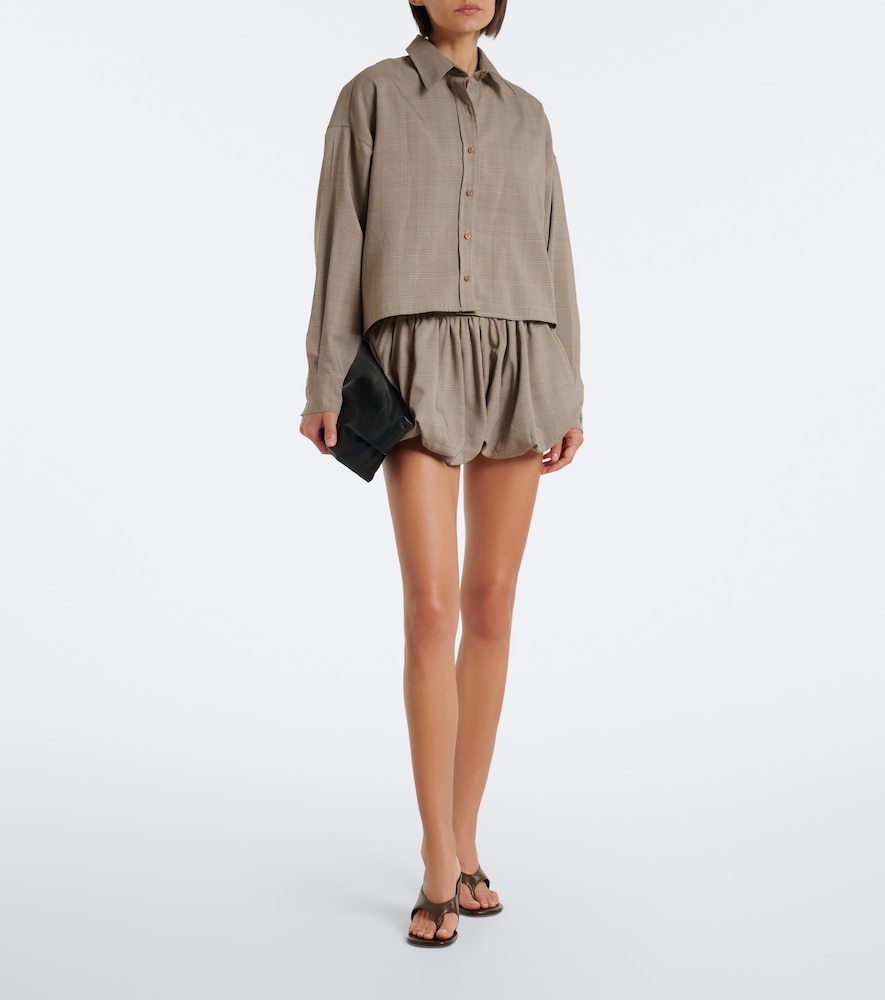 Arlen Plaid Wool-Blend Shirt
