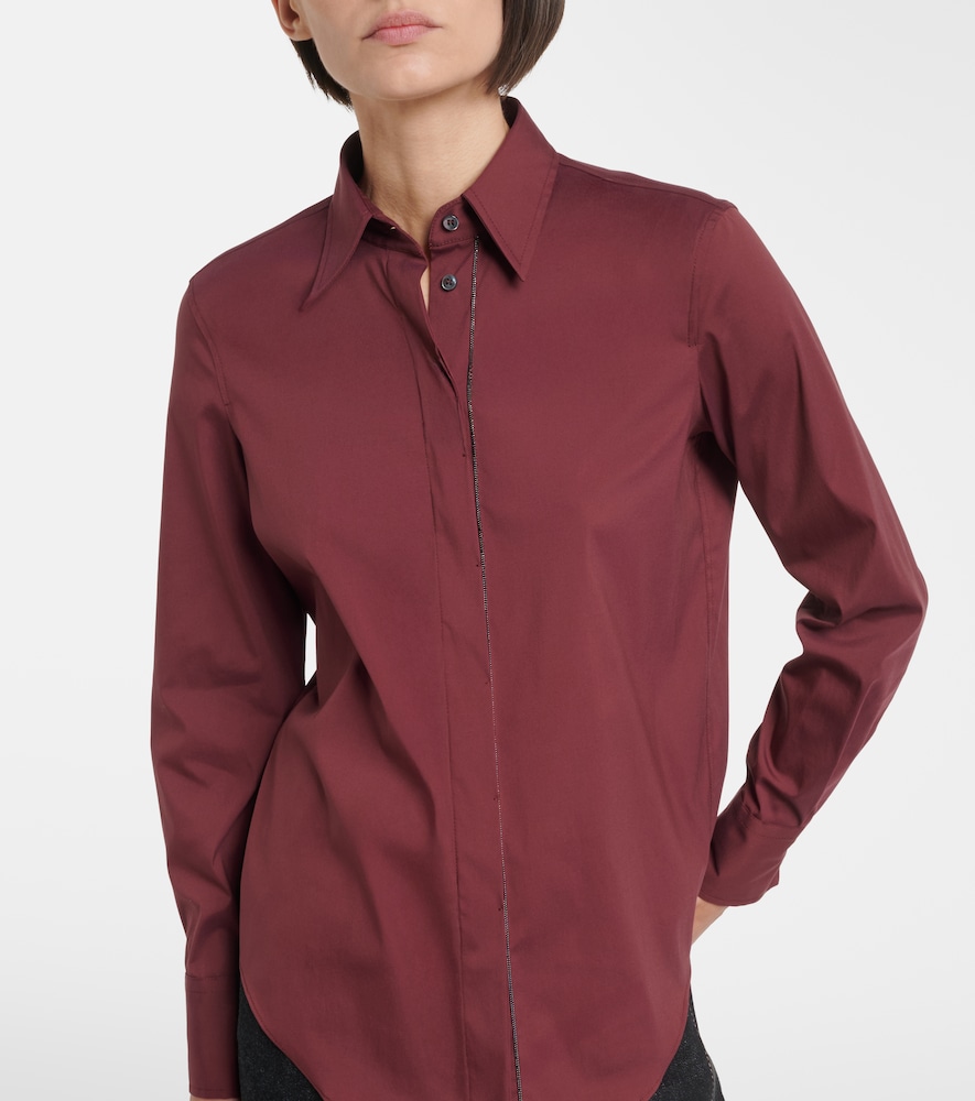  Brunello Cucinelli Brunello Cucinelli Hemd Monili Aus Einem Baumwollgemisch 
