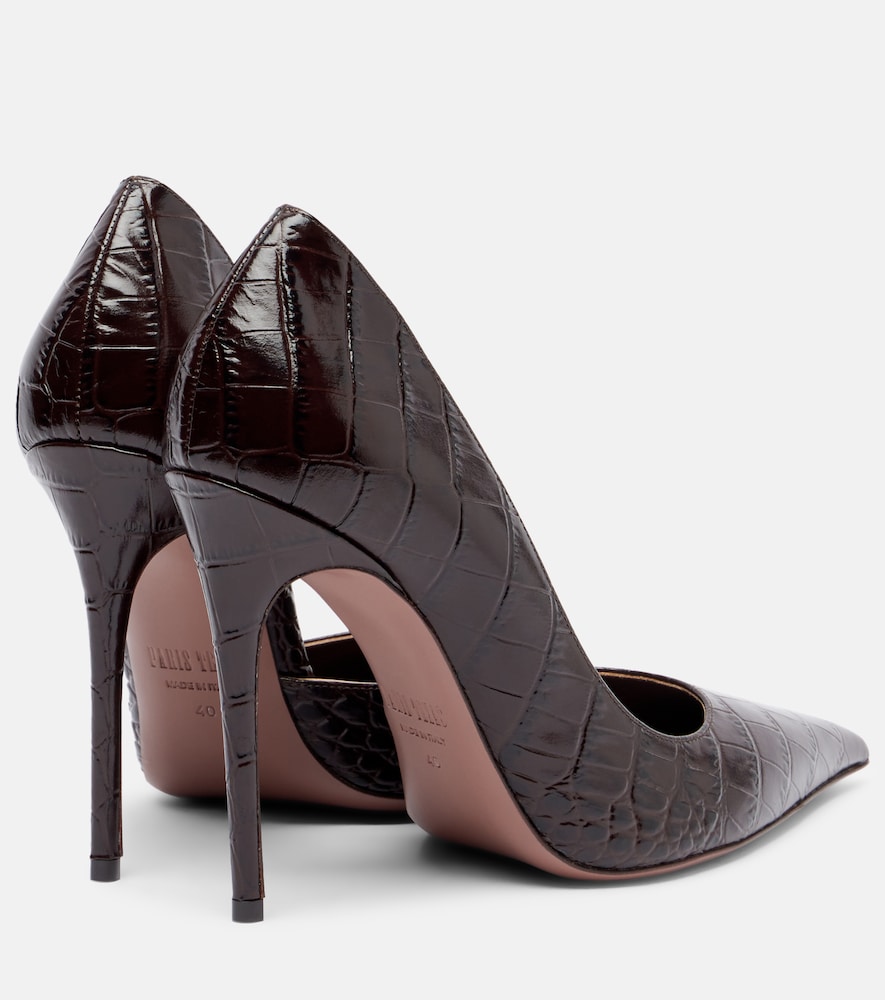 Vera Croc-Effect Pumps