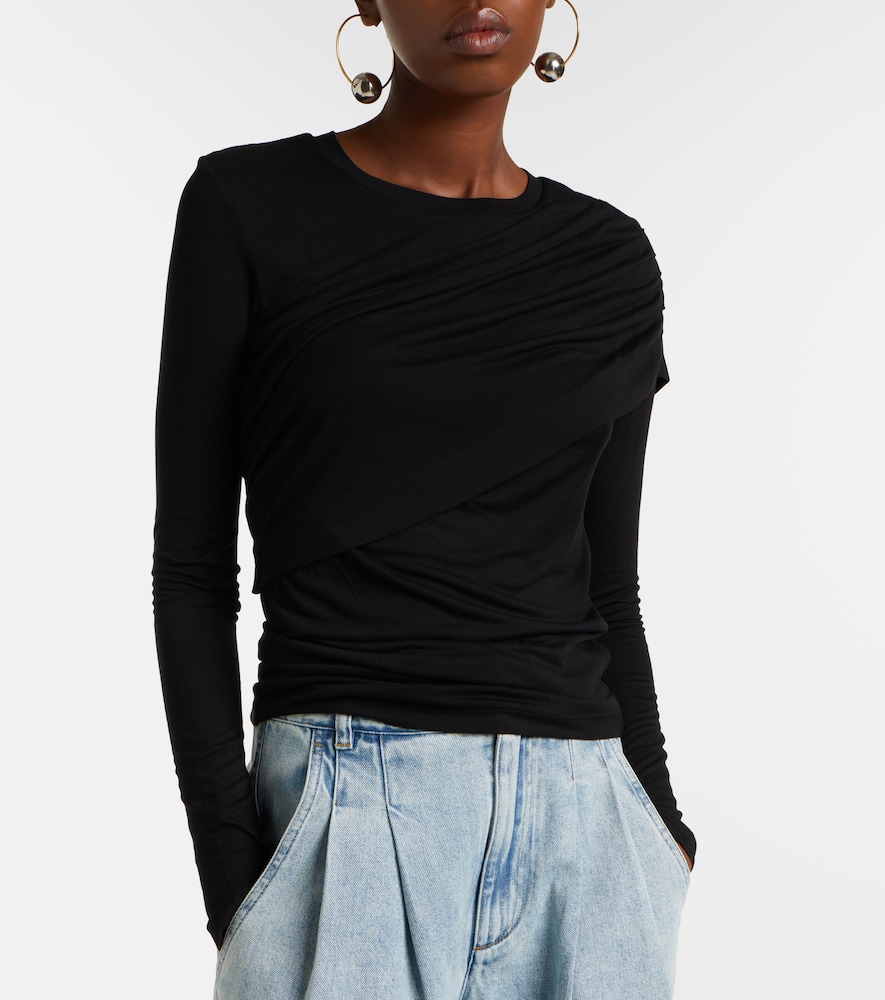  Marant Etoile Marant Etoile Dressi Draped Jersey Top 
