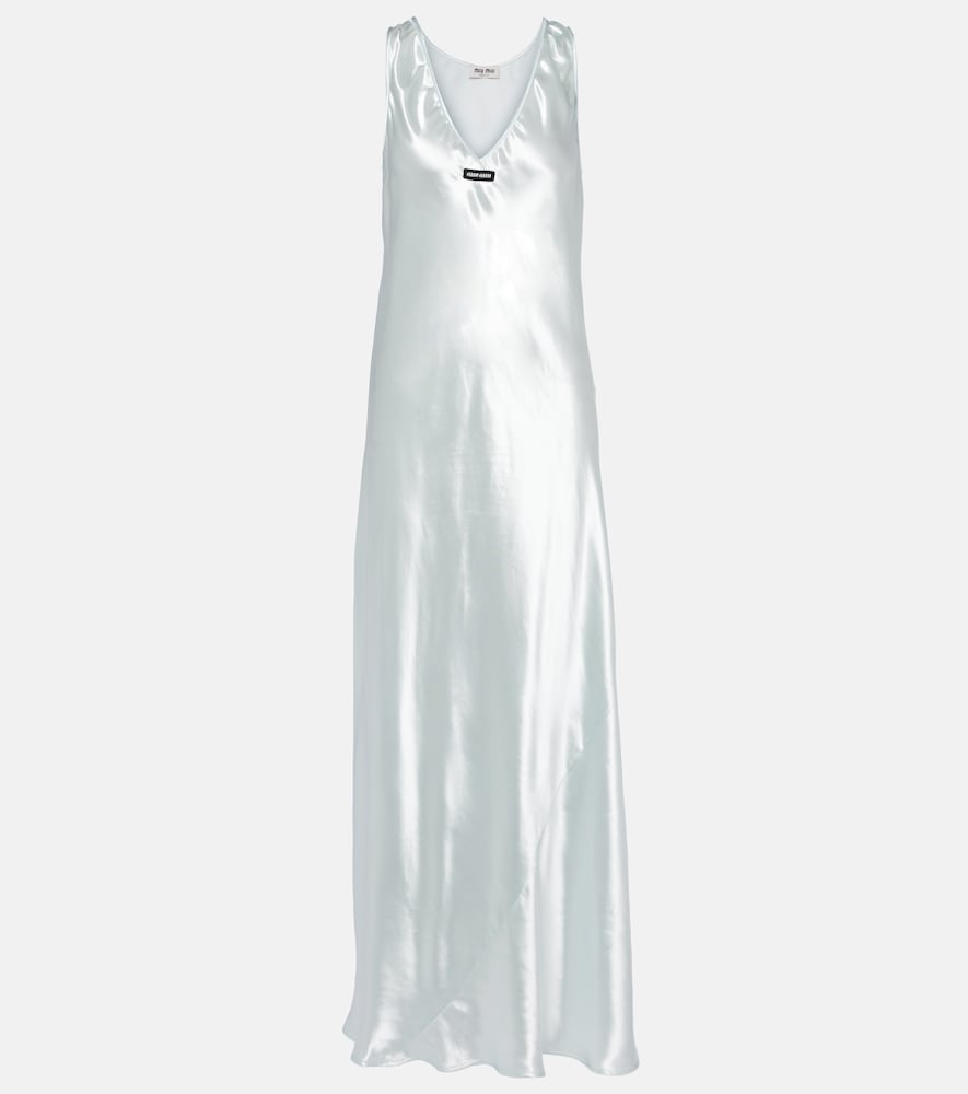 Maxikleid aus Satin