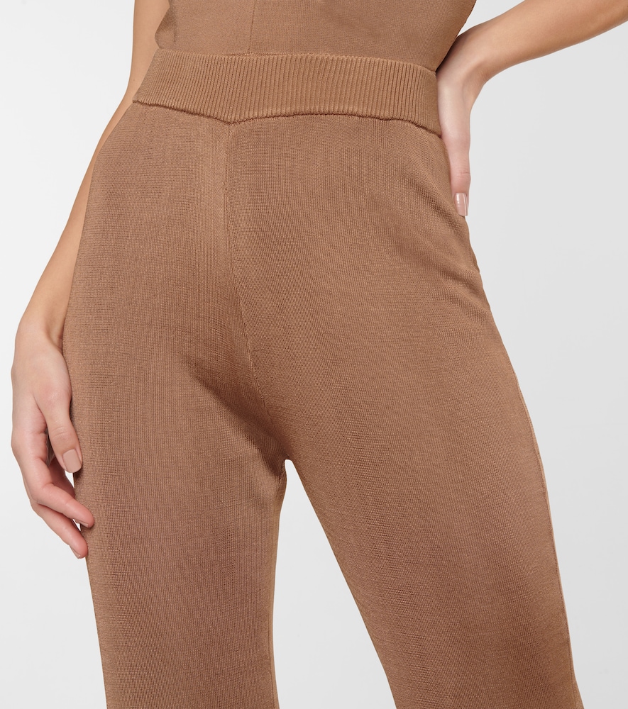  Staud Staud Moonstone High-rise Flared Pants 