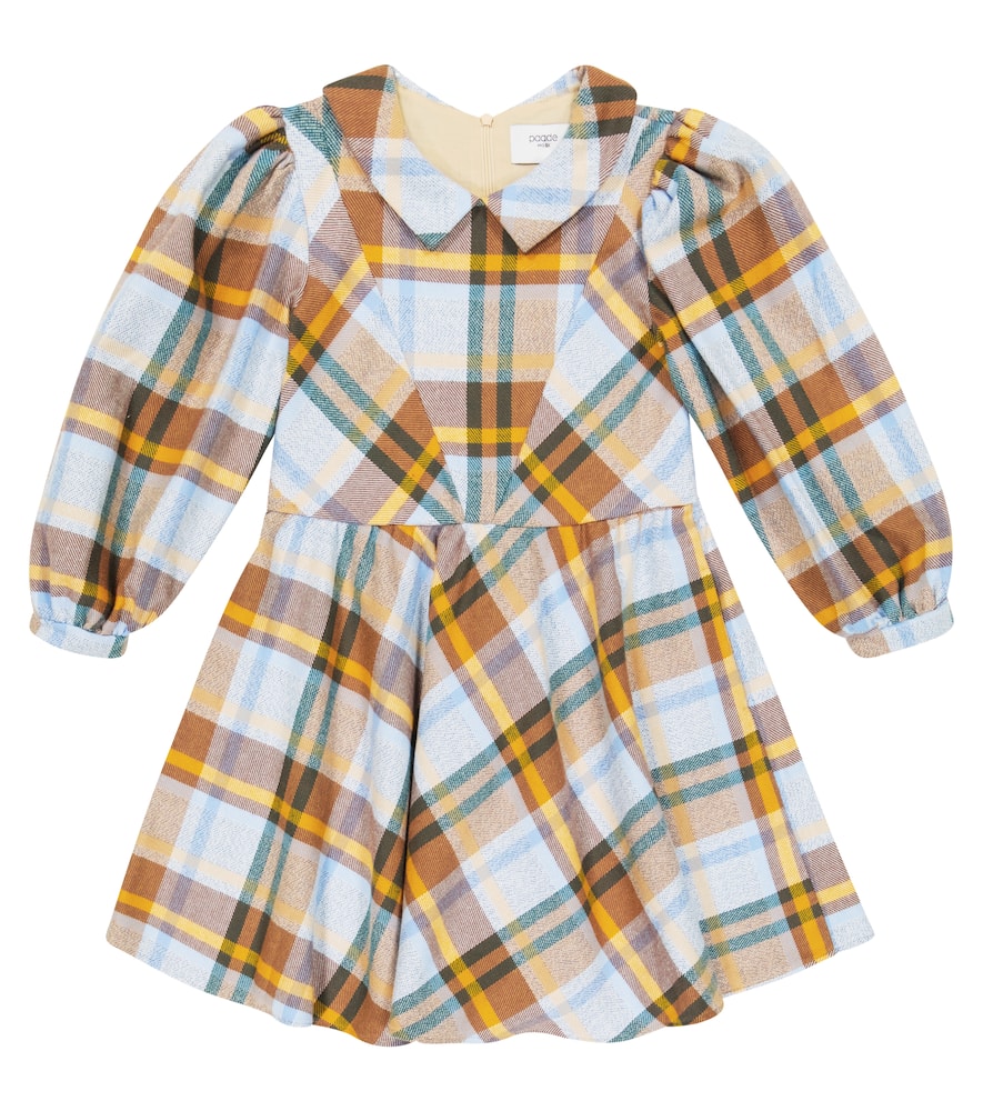 Paade Mode Checked cotton dress