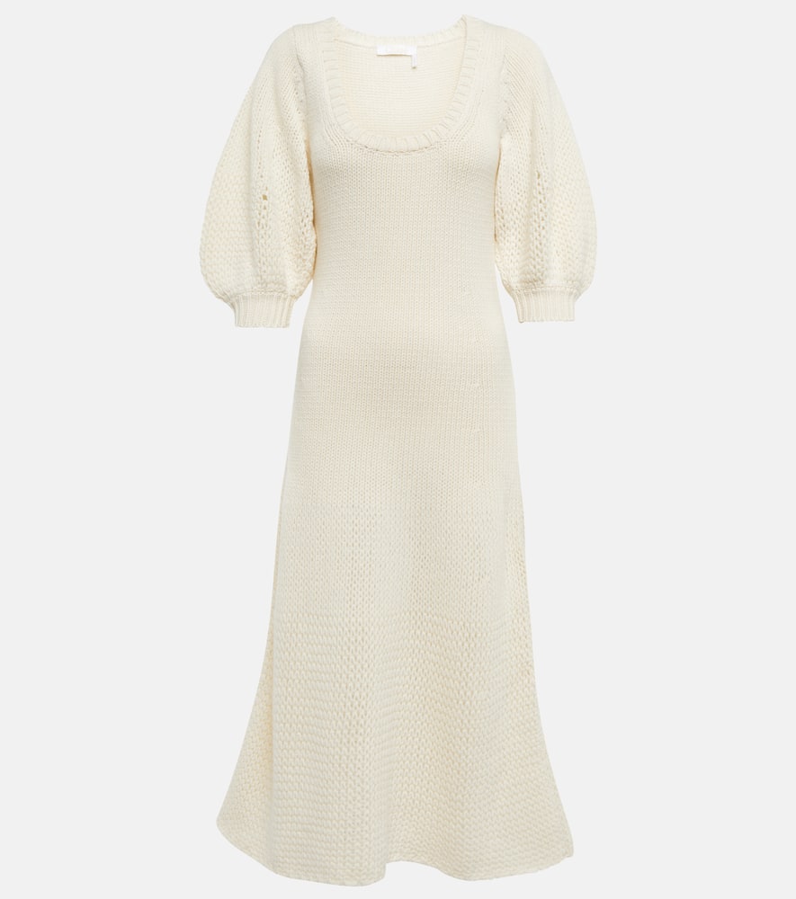 Chloé Wool and cashmere knit midi dress