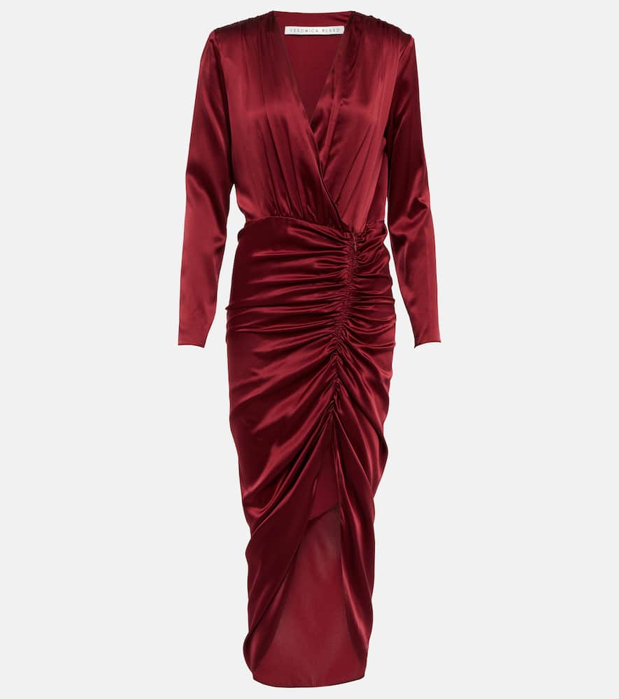 Veronica Beard Cameri charmeuse midi dress