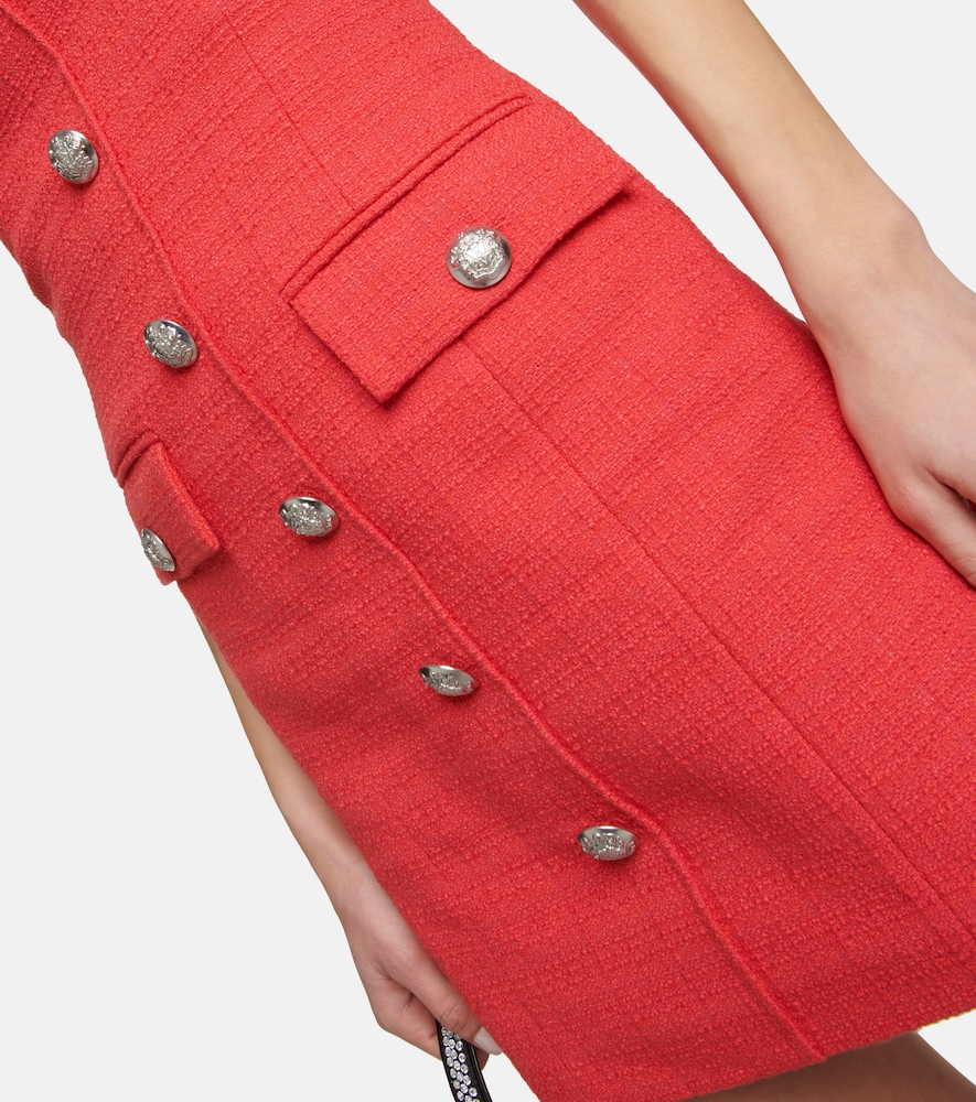  Veronica Beard Veronica Beard Aster Cotton-blend Tweed Minidress 