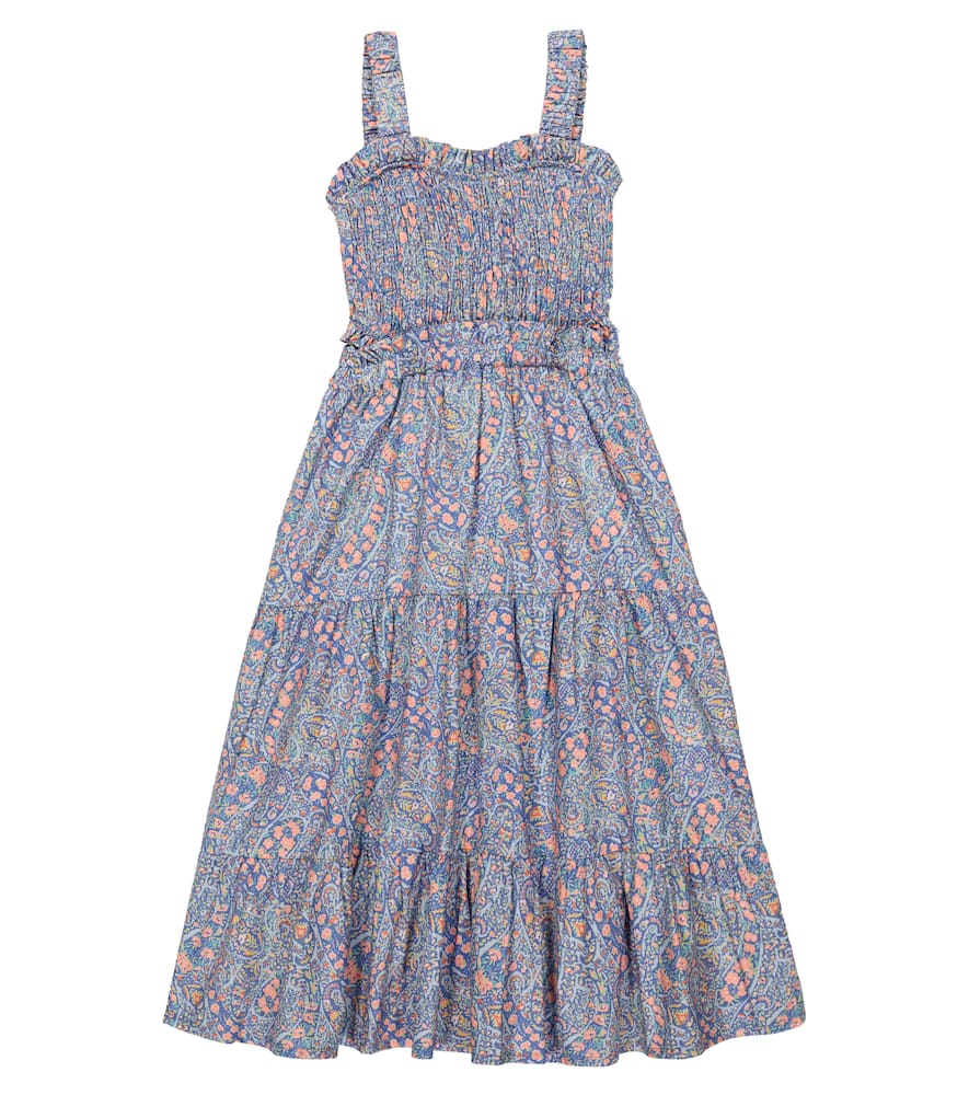 The New Society Kids' Kleid Albertina Aus Baumwolle In Bourton Bloom Liberty Print