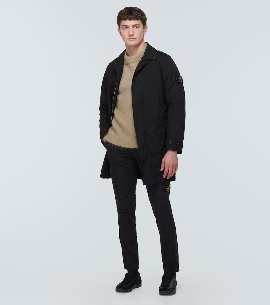 Stone Island David-tc Parka In Black