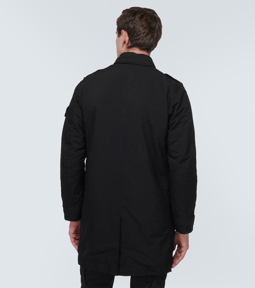 Stone Island David-tc Parka In Black