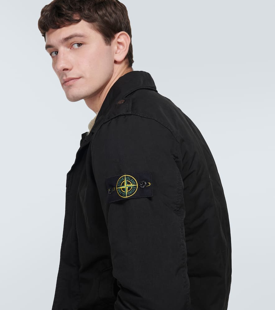Stone Island David-tc Parka In Black