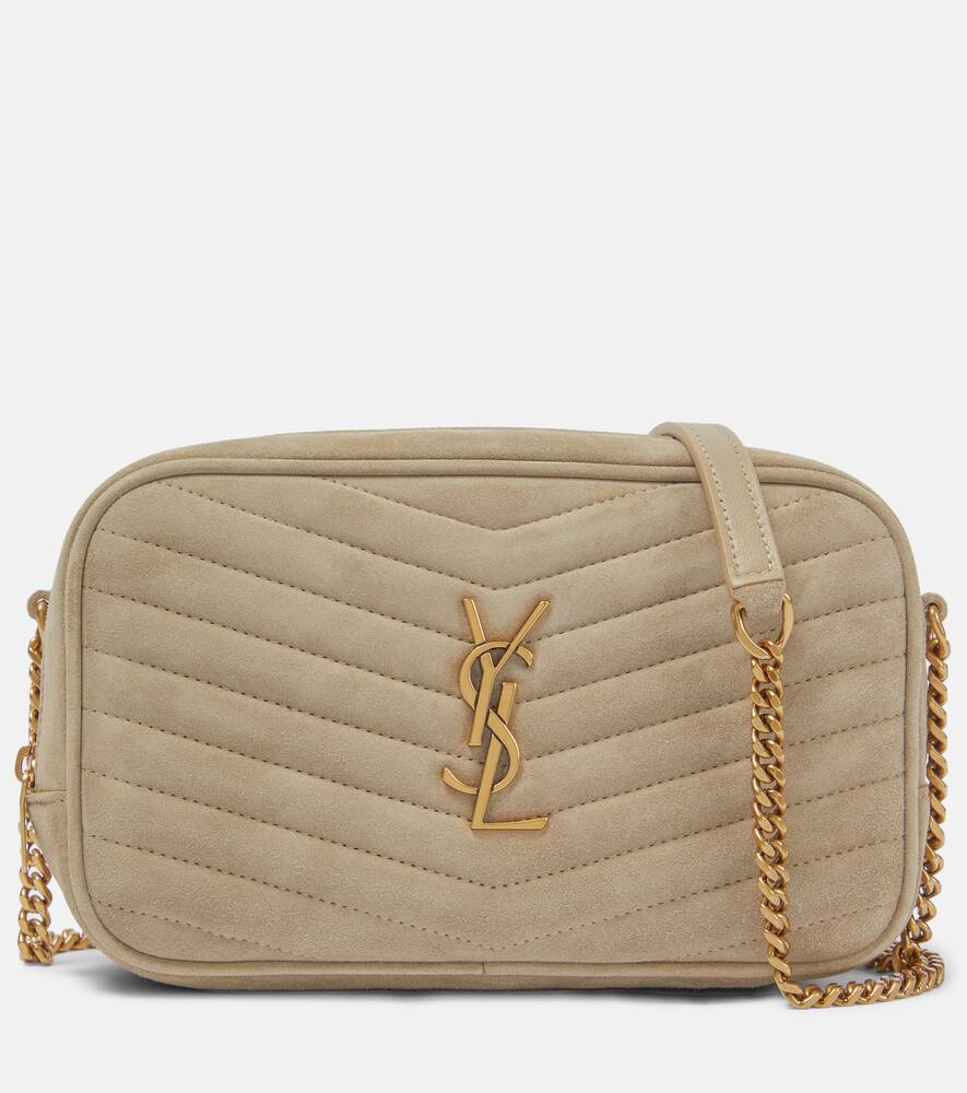 Saint Laurent Lou Mini suede crossbody bag