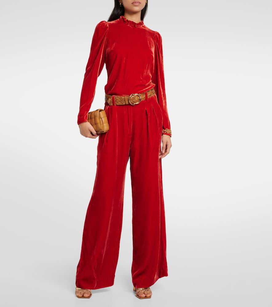  Ulla Johnson Ulla Johnson Mariene Velvet Blouse 