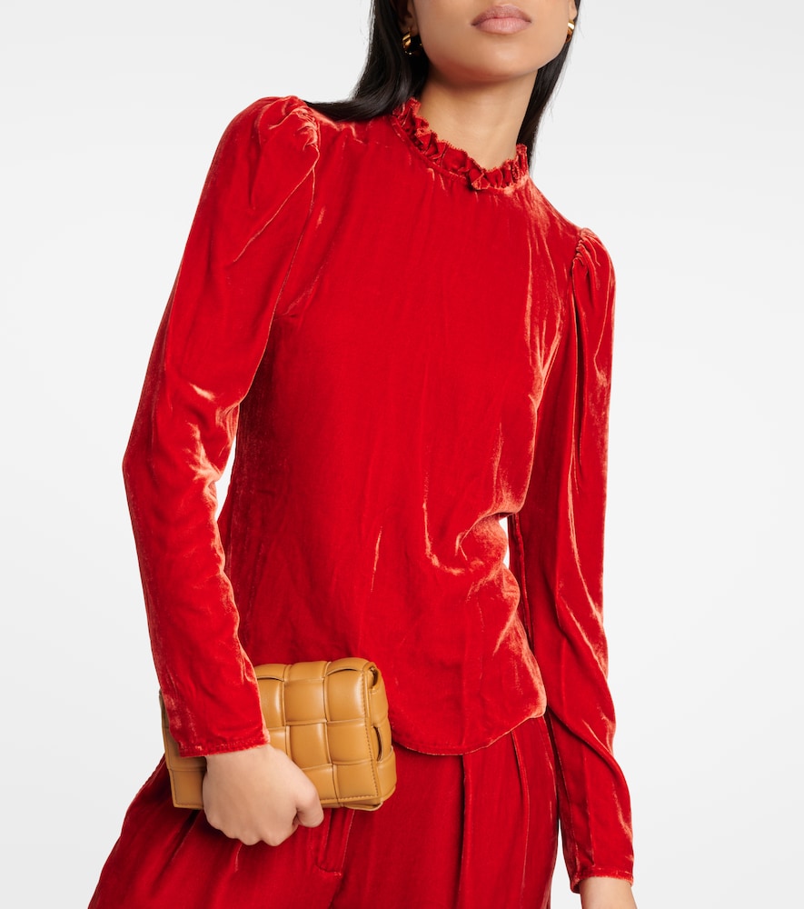  Ulla Johnson Ulla Johnson Mariene Velvet Blouse 
