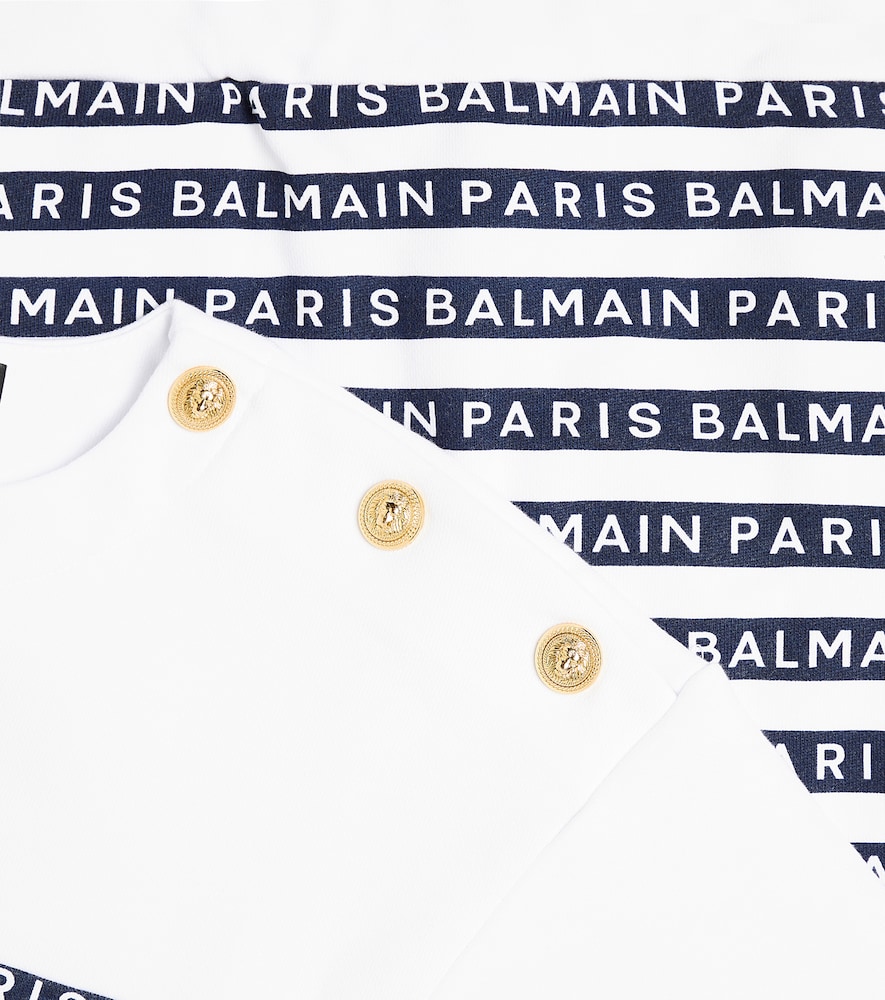  Balmain Kids Balmain Kids Set Aus Sweatshirt Und Rock Aus Baumwolle 