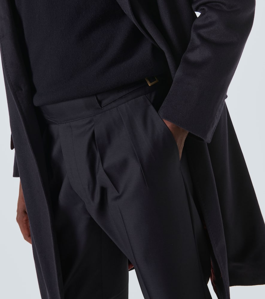 RUBINACCI MANNY VIRGIN WOOL STRAIGHT PANTS