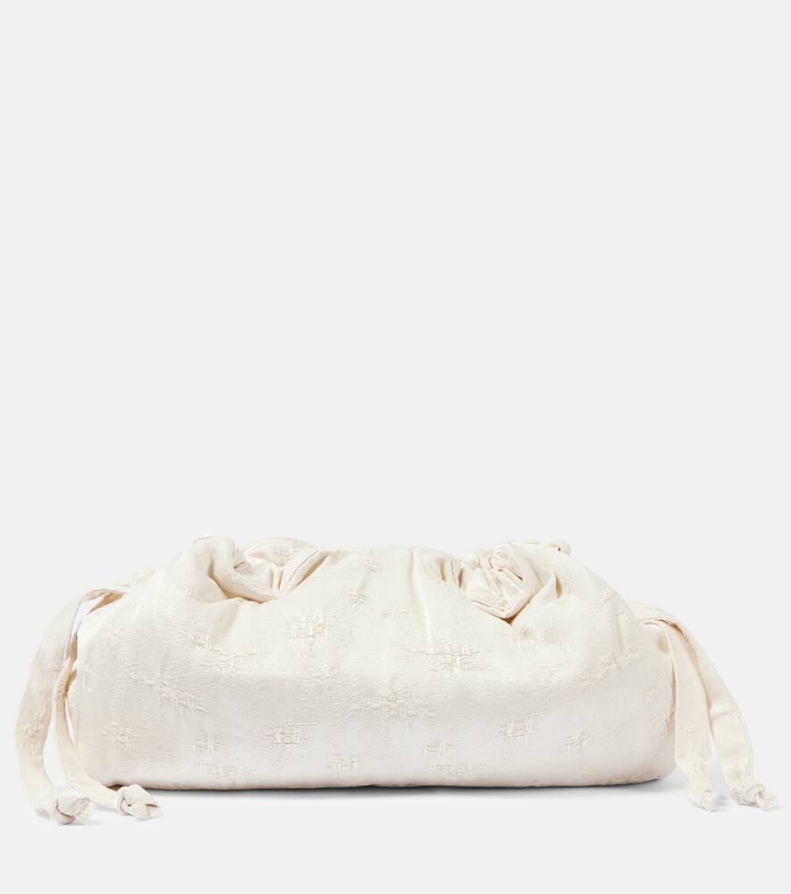 Tove Small cotton-blend clutch