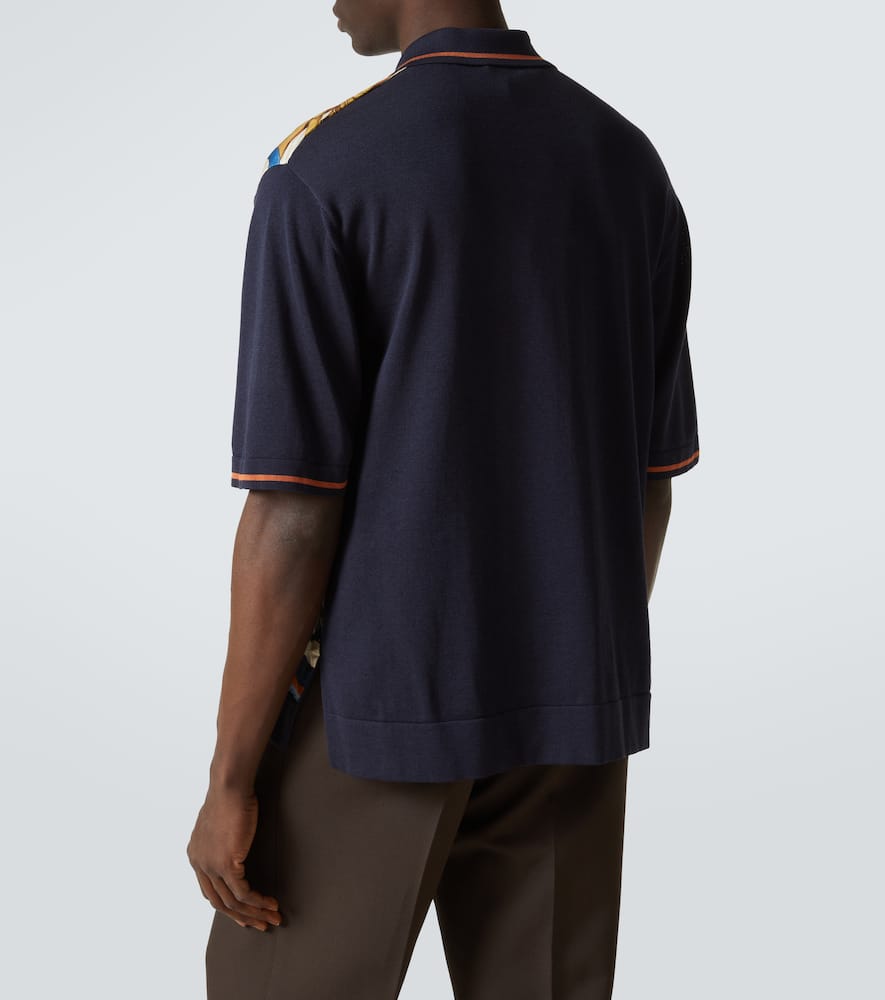 Dolce & Gabbana Printed Silk And Cotton Bowling Shirt In Multicoloured