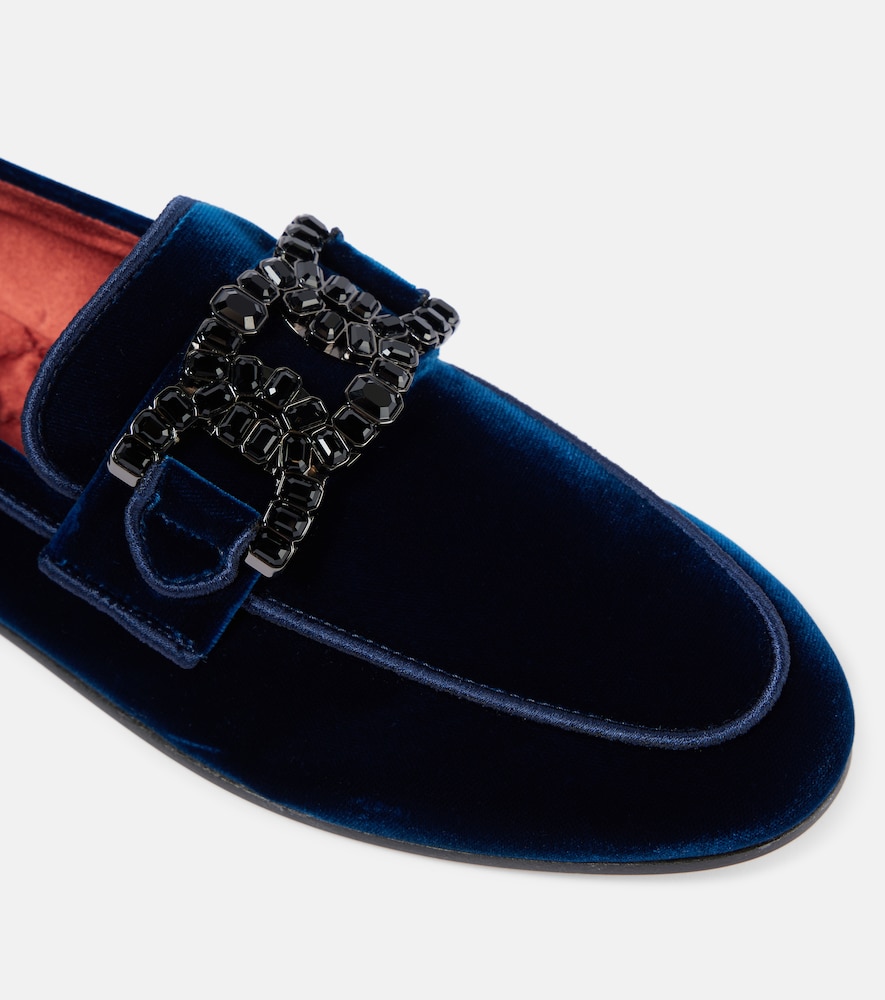  Tod's Tod's Kate Embellished Velvet Loafers 