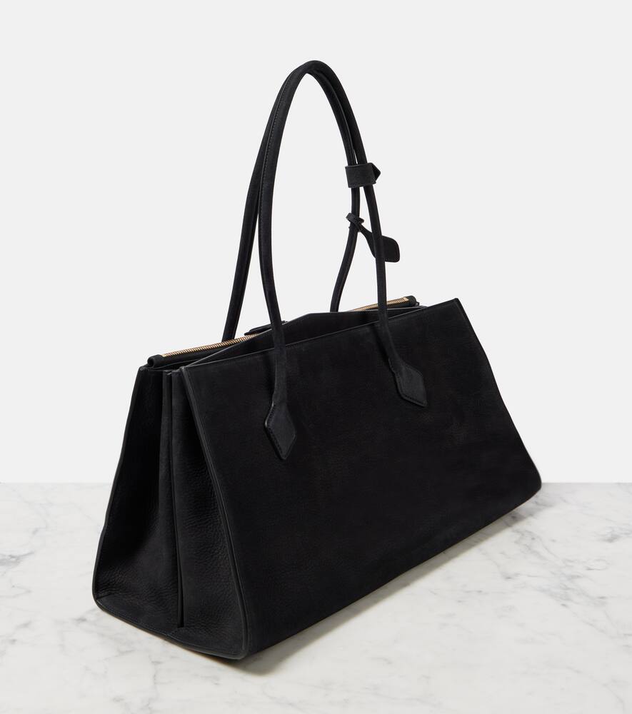 Alaïa Le Teckel Suede Tote Bag In Multicoloured