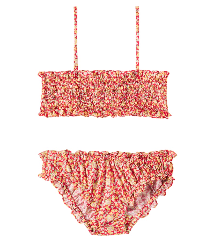 Bonpoint Multicoloured Finlay Smocked Floral Bikini Y Size 12 - Mytheresa
