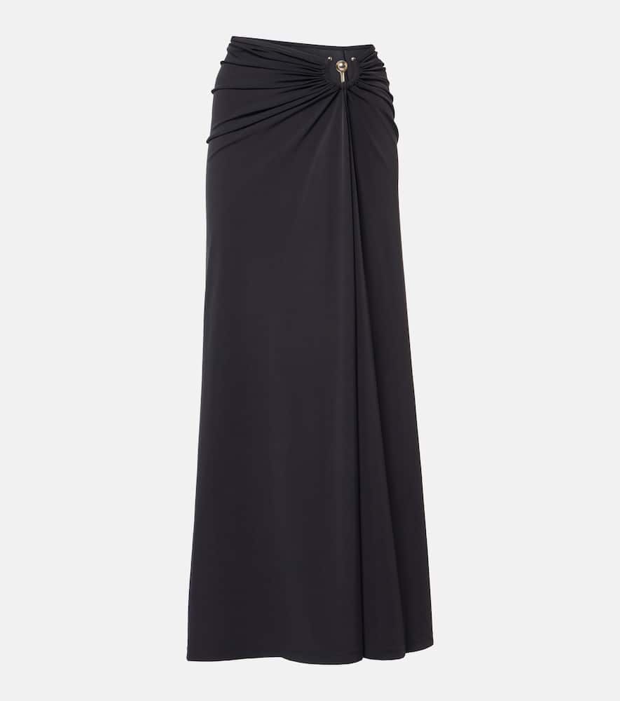 Orbit jersey maxi skirt