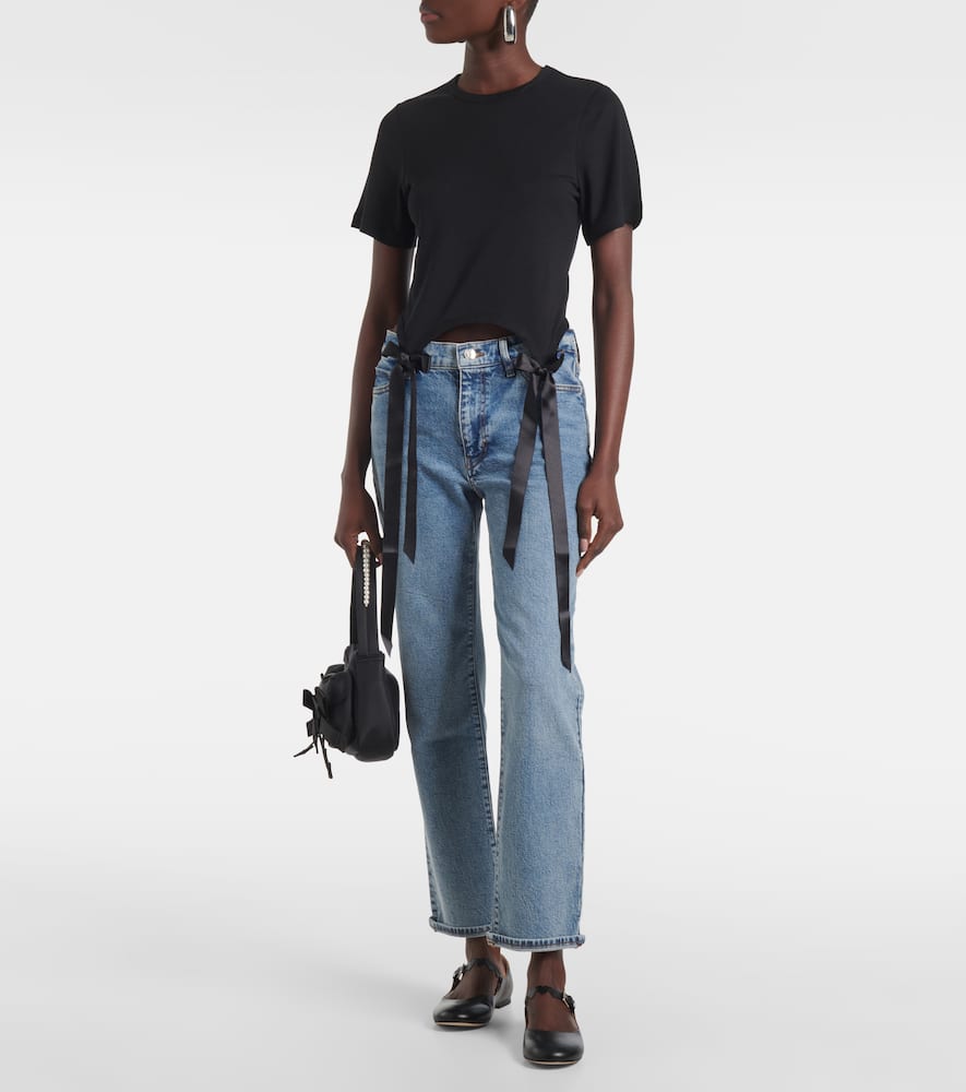Frame The Borrowed Ricochet Straight Leg Jean In Blue