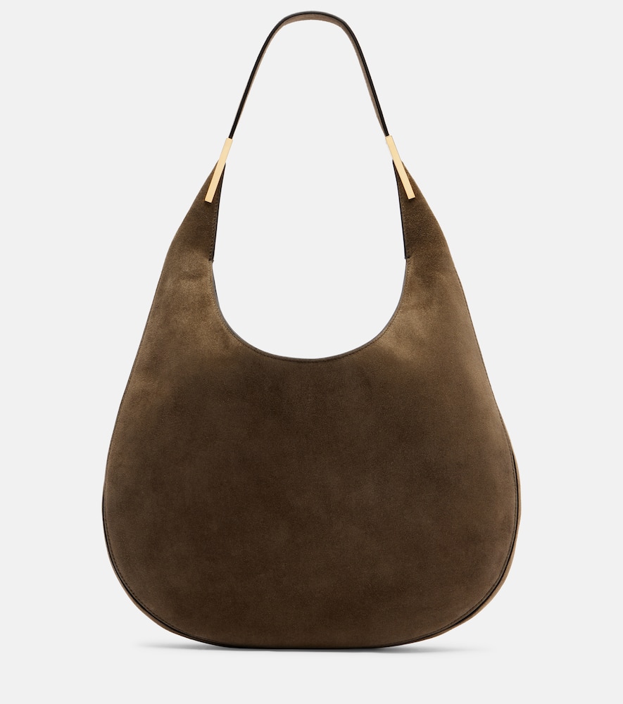 Florence suede shoulder bag