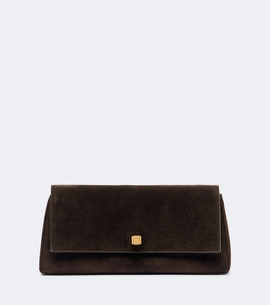 Audrey Suede Clutch