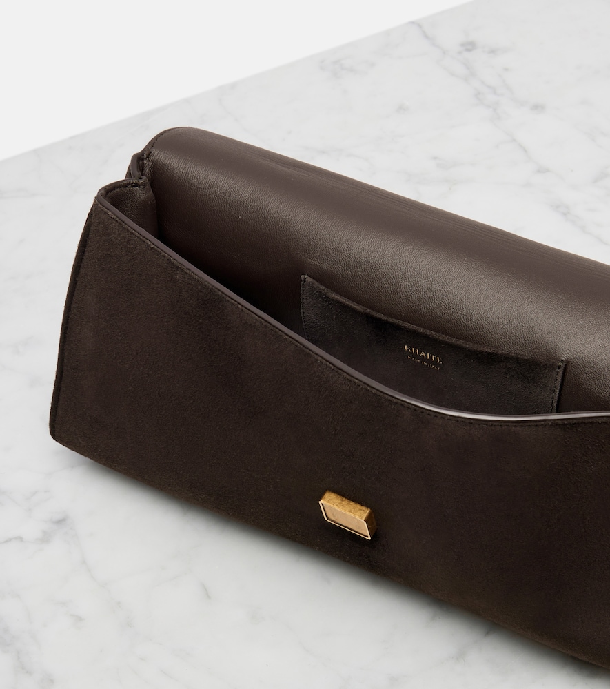Audrey Suede Clutch