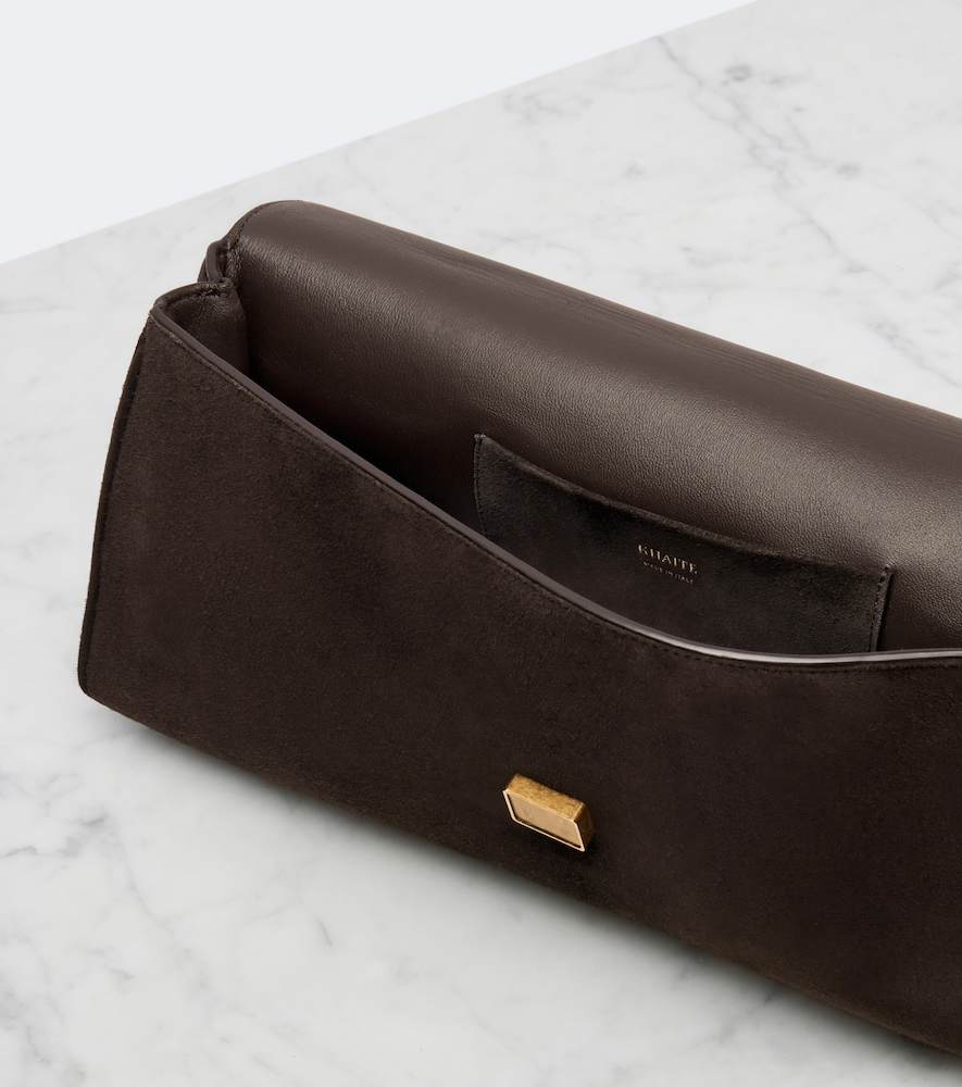Audrey Suede Clutch