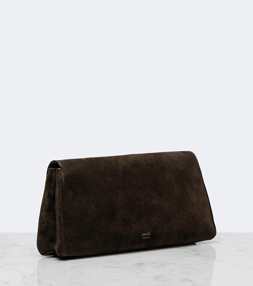 Audrey Suede Clutch