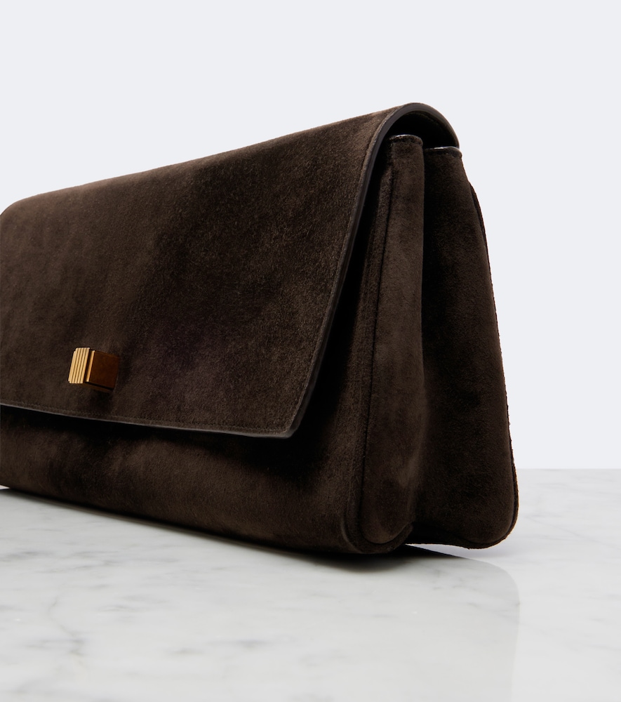Audrey Suede Clutch