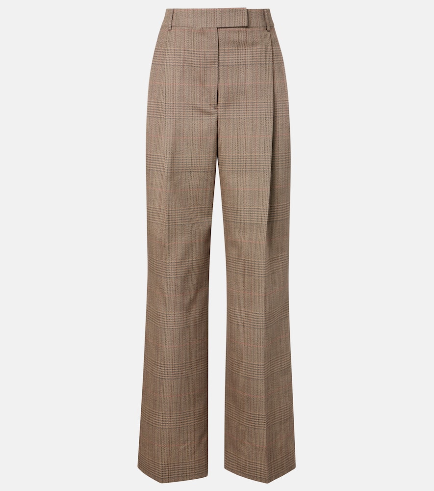Rohe Trousers In Prince Of Wales Check In Brown