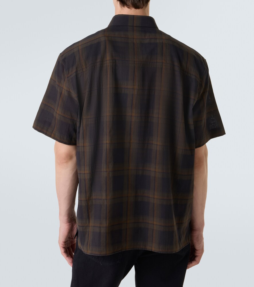  Saint Laurent Saint Laurent Hemd Tartan Aus Baumwoll-voile 
