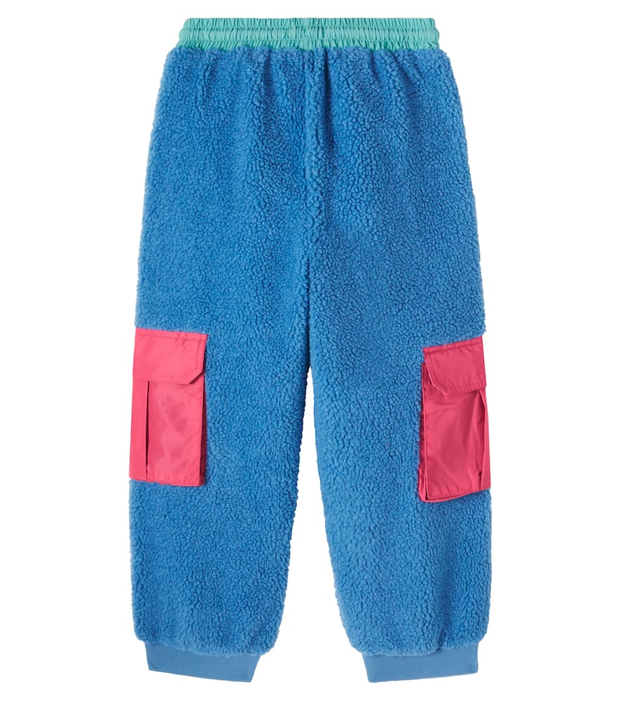 Stella Mccartney Colorblocked Sweatpants In Blue