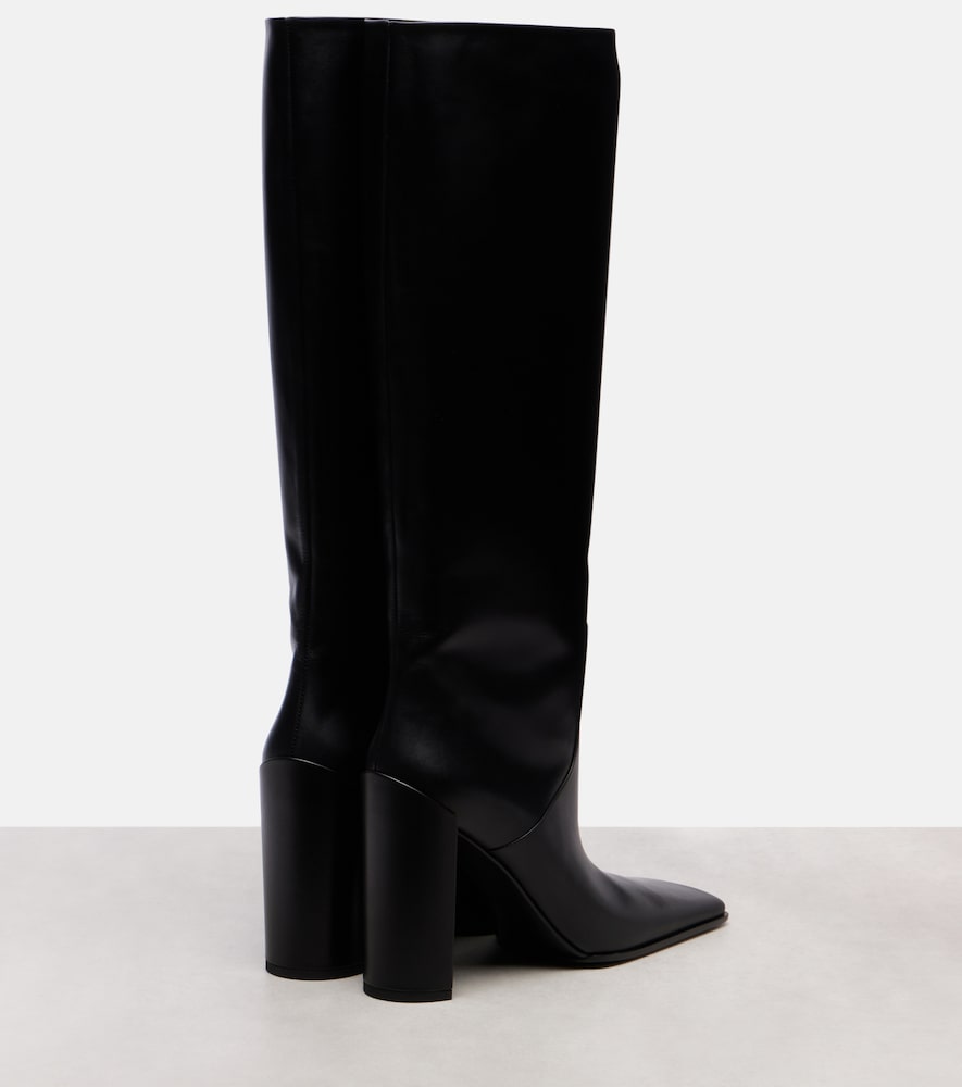  Alaia Alaia Square Leather Knee-high Boots 