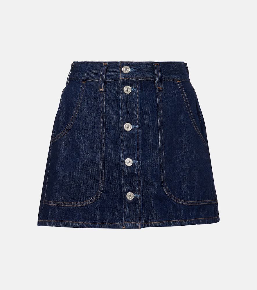Denim miniskirt