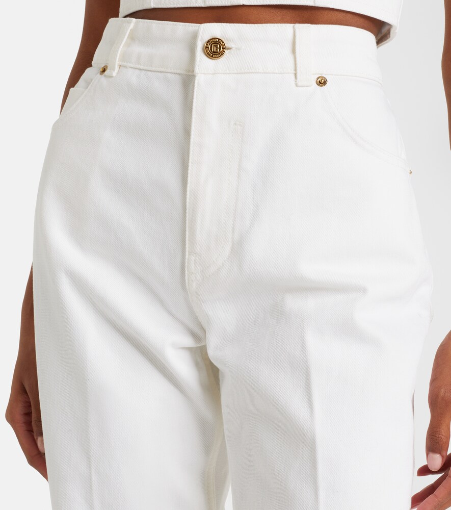  Balmain Balmain High-rise Straight Jeans 