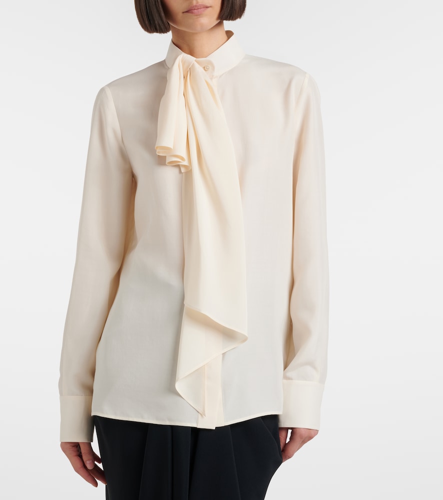  Givenchy Givenchy Schluppenbluse Aus Seide 