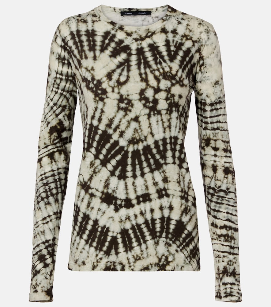 Mia Tie-Dye Cotton Jersey Top