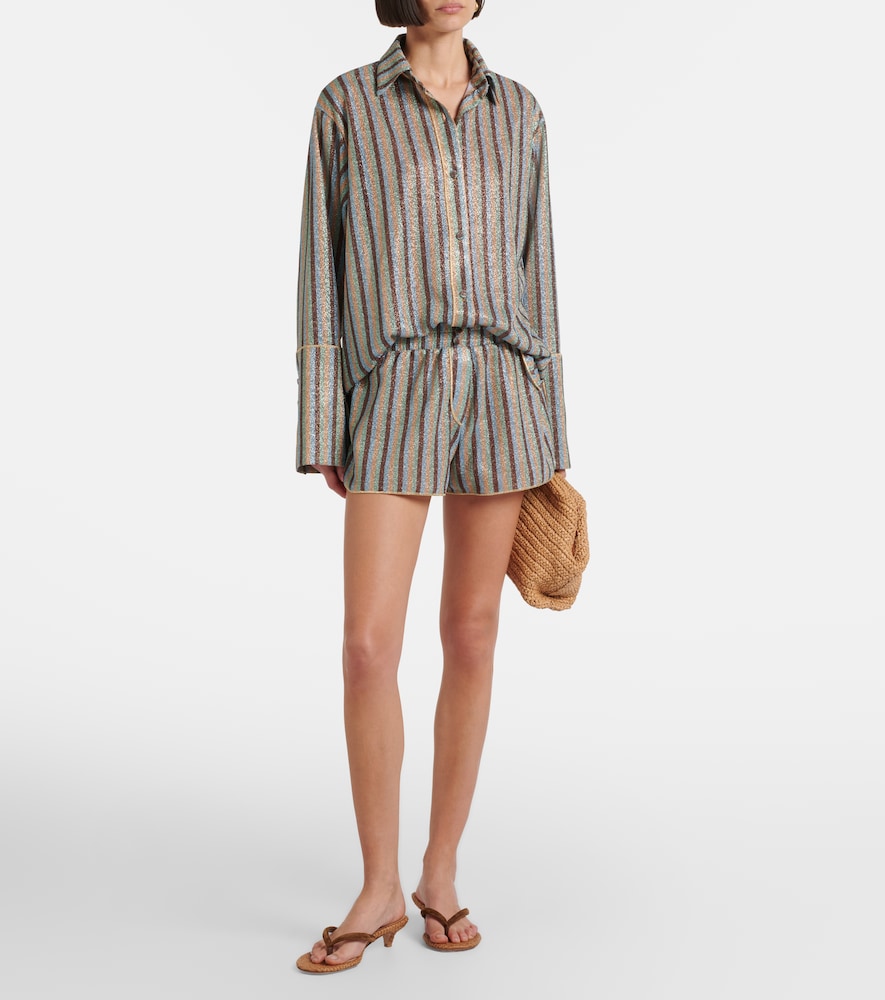  Oseree Oseree Lumiere Striped Shirt 