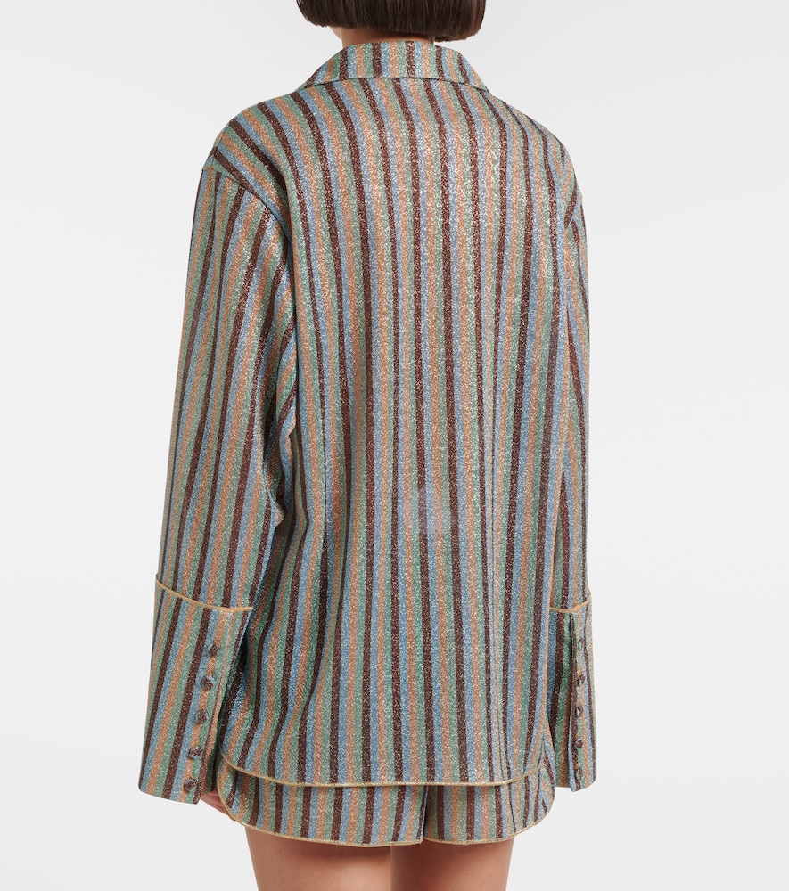  Oseree Oseree Lumiere Striped Shirt 